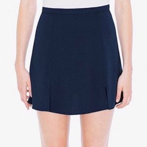 American Apparel Crepe Canyon Skirt Navy Size M